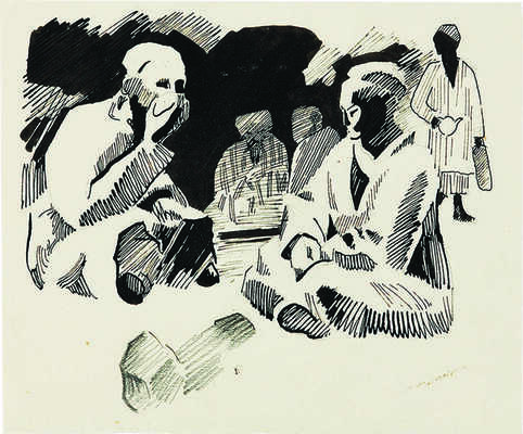 Кусков Пётр Аполлонович. Подборка из трёх работ из архива Т.А. Жданко: